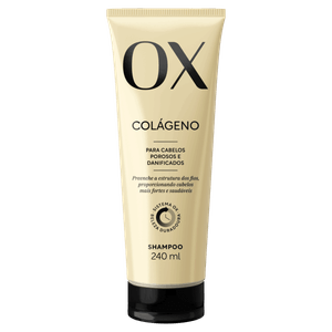 Shampoo OX Cosméticos Colágeno Bisnaga 240ml