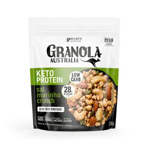 Granola Hart´s Natural Australia Keto Protein Sal Marinho Crunch  PE 200gramas
