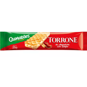 Torrone com Amendoim Waffer Guimaraes  PE 25gramas