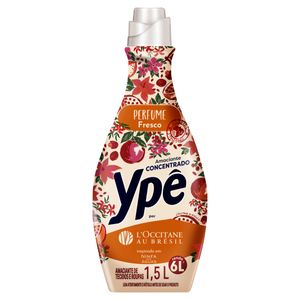Amaciante de Roupa Concentrado Ninfa das Águas L'Occitane au Brésil Ypê Frasco 1,5l