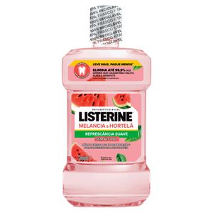 Enxaguante Bucal Zero Álcool Melancia & Hortelã Listerine Frasco 1l Leve Mais Pague Menos