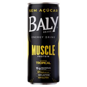 Energético Tropical Zero Açúcar Baly Muscle Protein Lata 250ml
