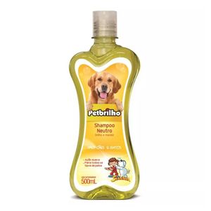 Shampoo para Cães e Gatos Neutro Seninha Petbrill Frasco 500ml