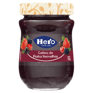 Geleia Frutas Vermelhas Hero Vidro 345g