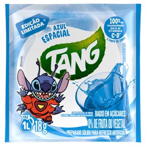 Refresco em Pó Azul Espacial Tang Pacote 18g