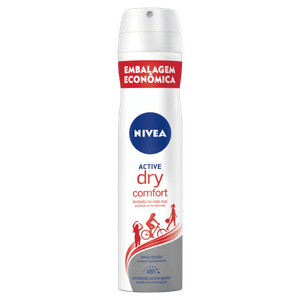 Desodorante Aerossol Dry Comfort Nivea Active 200ml Embalagem Econômica
