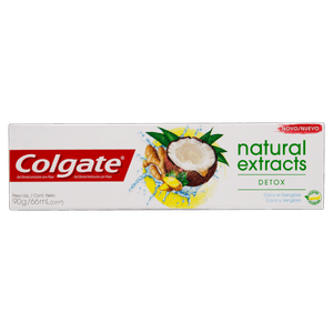 Gel Dental Coco e Gengibre Colgate Natural Extracts Detox Caixa 90g