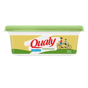 Margarina Cremosa sem Sal Qualy Qmix Pote 250g