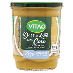 Doce de Leite com Coco Vitao Vidro 200g