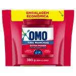 Tira-Manchas-Po-Omo-Extra-Poder-Pacote-380g-Refil-Embalagem-Economica