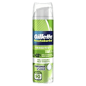 Espuma de Barbear Gillette Prestobarba Sensitive Frasco 150g