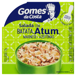 Salada com Atum, Batata, Maionese, Azeitonas e Salsinha Gomes da Costa Lata 170g