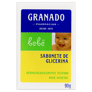 Sabonete Barra de Glicerina Granado Bebê Caixa 90g