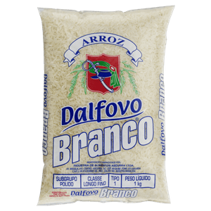 Arroz Branco Tipo 1 Dalfovo Pacote 1kg