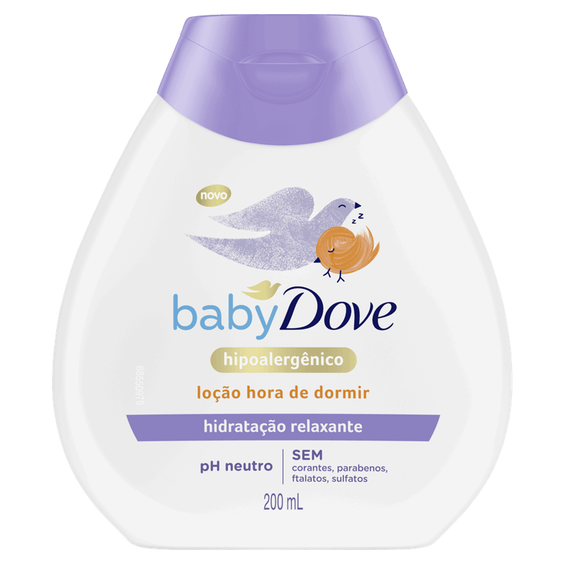 Loção Corporal Hidratação Relaxante Dove Baby Hora de Dormir Frasco 200ml