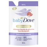 Sabonete Líquido de Glicerina Hidratação Relaxante Dove Baby Hora de Dormir Sachê 400ml Refil