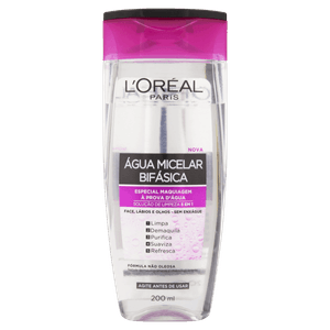 Água Micelar Bifásica L´oréal Paris Frasco 200ml