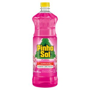 Desinfetante Perfumado Floral Pinho Sol Frasco 1l