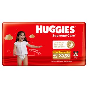 Fralda Descartável Infantil Huggies Supreme Care XXXG Pacote 46 Unidades