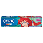 Creme Dental com Flúor Anticárie Chiclete Princesas Oral-B Kids Caixa 50g