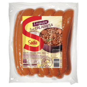 Linguiça Tipo Calabresa Cozida e Defumada Sadia 2,5kg