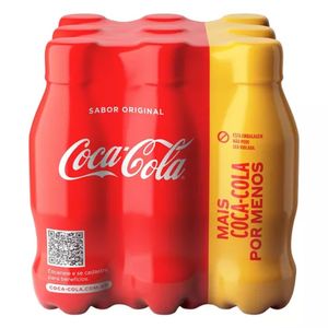 Pack Refrigerante Coca-Cola Garrafa 6 Unidades 600ml Cada Leve Mais Pague Menos