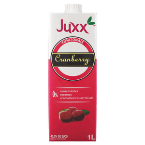 Bebida Adoçada Cranberry Juxx Funcionais Caixa 1l