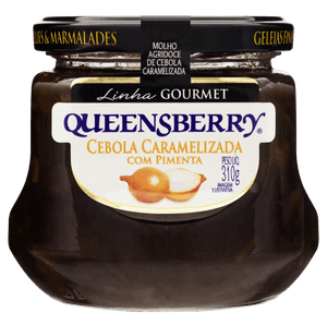 Molho Agridoce Cebola Caramelizada com Pimenta Queensberry Gourmet Vidro 310g