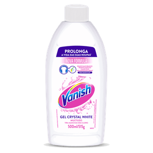 Tira-Manchas Gel Multiuso Vanish Crystal White Frasco 500ml