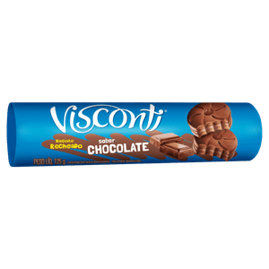 Biscoito Recheio Chocolate Bob Esponja Visconti Pacote 125g