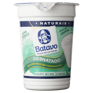 Iogurte Desnatado Batavo Naturais Copo 170g