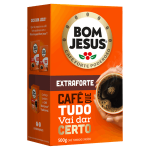 Café Torrado e Moído Extraforte Bom Jesus Caixa 500g