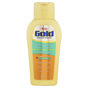 Condicionador Niely Gold Óleo de Argan Pós-Química Frasco 200ml