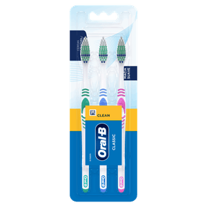 Escova Dental Macia Oral-B 1-2-3 Classic 3 Unidades Grátis 1 Escova