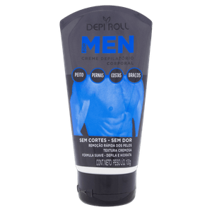 Creme Depilatório Corporal Depi Roll for Men Bisnaga 130g