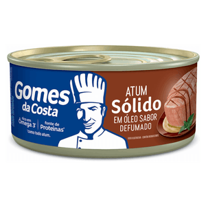 Atum Sólido em Óleo Defumado Gomes da Costa Lata 120g