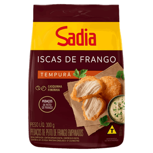 Empanado de Frango em Iscas Sadia Pacote 300g