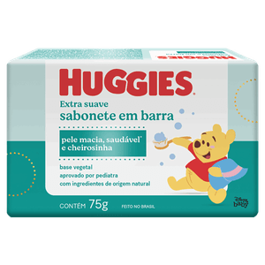 Sabonete Barra Extra Suave Disney Baby Huggies Caixa 75g