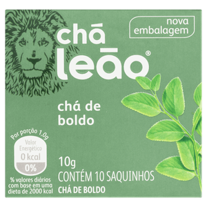 Chá Boldo Chá Leão Caixa 10g 10 Unidades