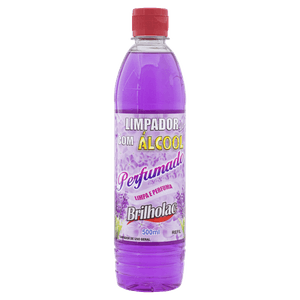 Limpador Perfumado com Álcool Lavanda Brilholac Squeeze 500ml Refil