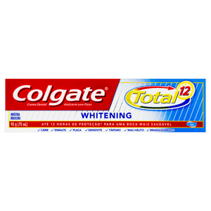 Creme Dental Whitening Colgate Total 12 Caixa 90g