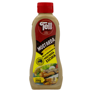 Mostarda Escura Tell Squeeze 200g