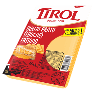 Queijo Prato Fatiado Tirol 400g