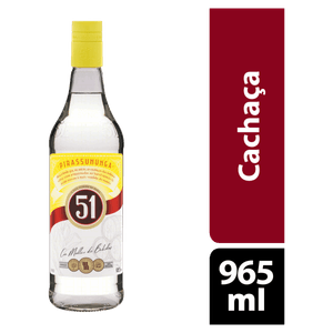 Cachaça Tradicional 51 Garrafa 965ml