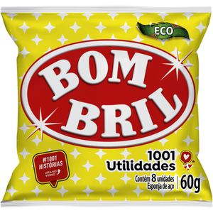 Esponja Aço Bom Bril Eco 60g 8 Unidades