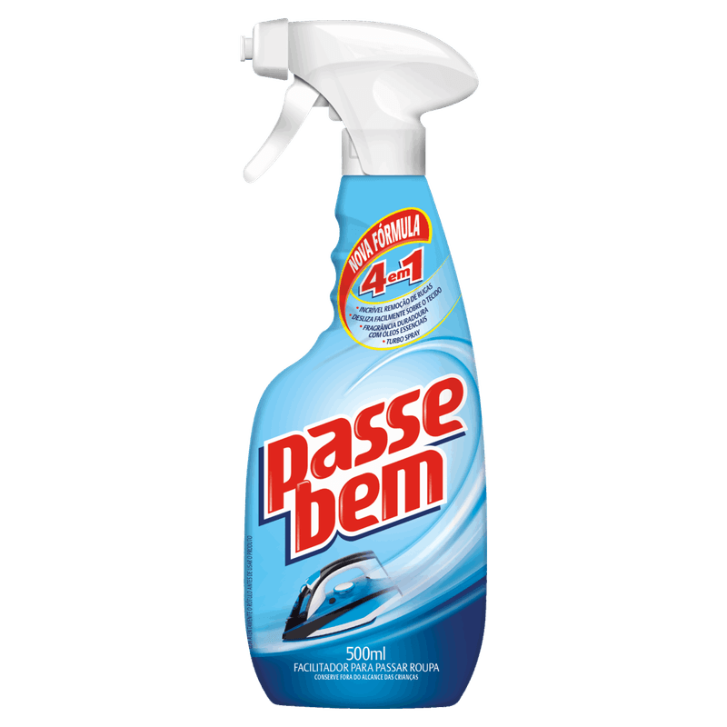 Facilitador-de-Passar-Roupas-Liquido-Passe-Bem-Frasco-500ml-Borrifador