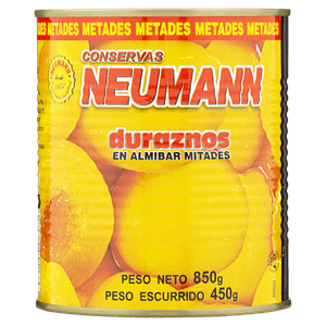 Pêssego em Calda Metades Neumann Lata 450g