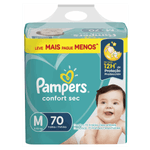 Fralda-Descartavel-Infantil-Pampers-Confort-Sec-M-Pacote-70-Unidades