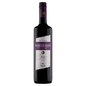 Vinho Brasileiro Tinto Meio Seco Marcus James Merlot Serra Gaúcha Garrafa 750ml