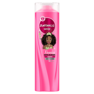 Shampoo Infantil Tiana Seda Juntinhos Crespos Encantados Frasco 300ml